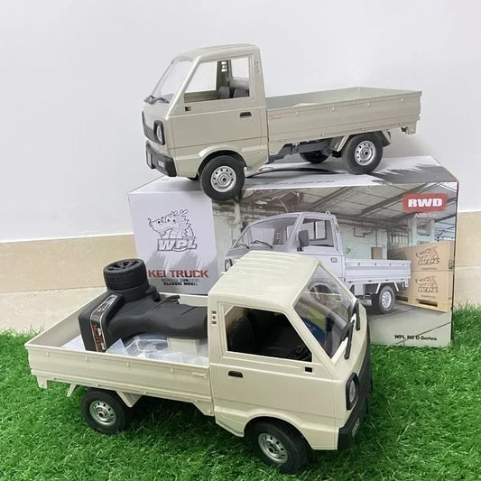 Wpl D12 White Simulation Truck Rc a quattro ruote motrici telecomando simulazione auto Minivan Drift 1:10 Full Scale