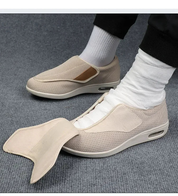 Xihaha neue lässige Orthopädie breite Füße geschwollene Schuhe Daumen Eversion Anpassung weiche bequeme Diabetiker Schuh Wanderschuhe