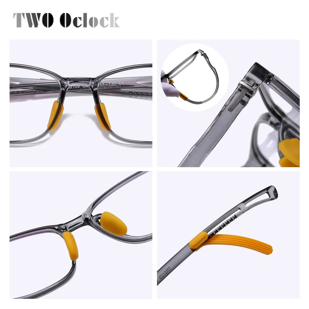 ZWEI Oclock Flexible TR90 Kinder Optische Brillen Rahmen kinder Brille Brille Bluelight Computer Gläser für Kinder D5109