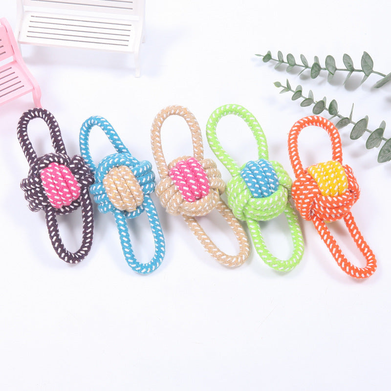 weight 58-125g Interactive Cotton Rope Mini Dog Toys Ball For Dogs Accessories Toothbrush Chew Puppy Toy For Large Small Dogs Toy Pet Dog Toy