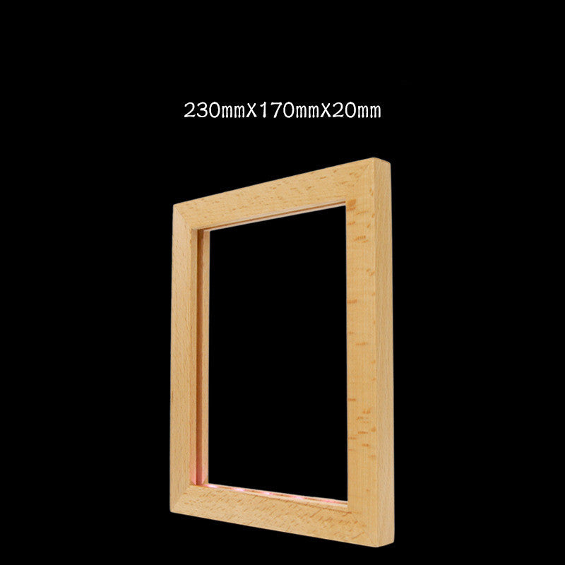 Wooden Luminous Photo Frame Led Night Light 275g