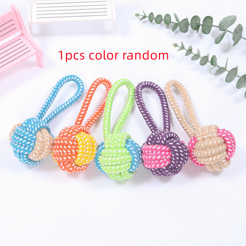 weight 58-125g Interactive Cotton Rope Mini Dog Toys Ball For Dogs Accessories Toothbrush Chew Puppy Toy For Large Small Dogs Toy Pet Dog Toy