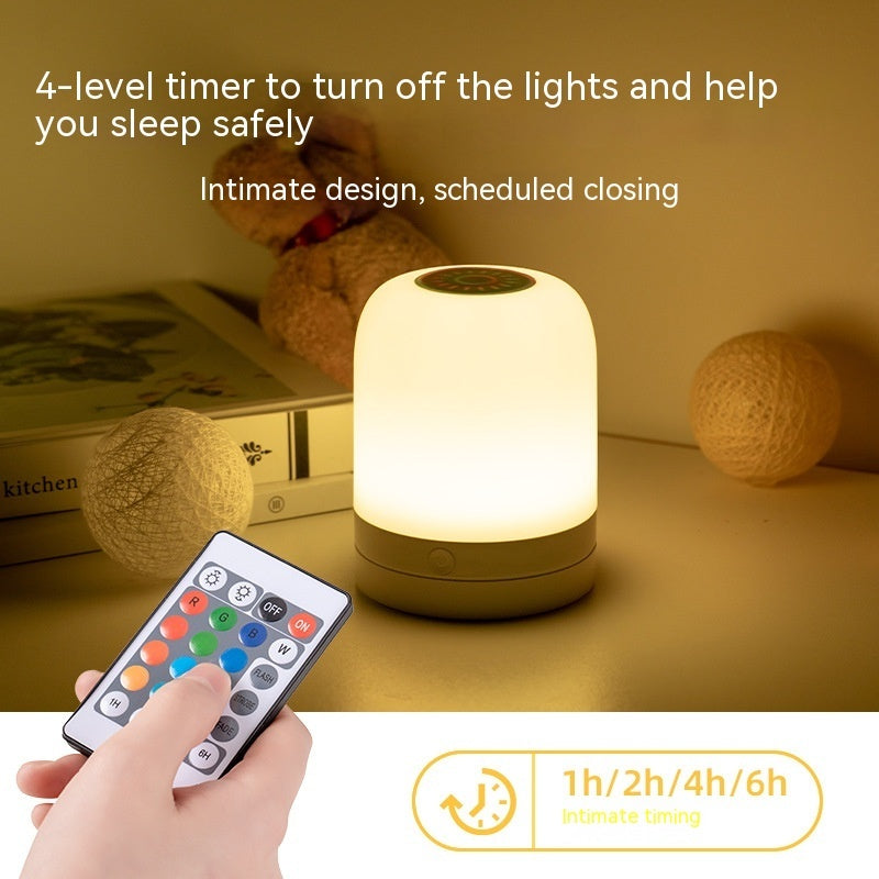 weight 120g Seven-color Ambience Light Touch Charging Outdoor LED Camping Lamp