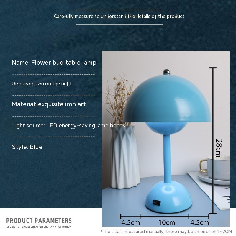 weight 710g LED Bud Table Lamp Touch Decorative Table Lamp