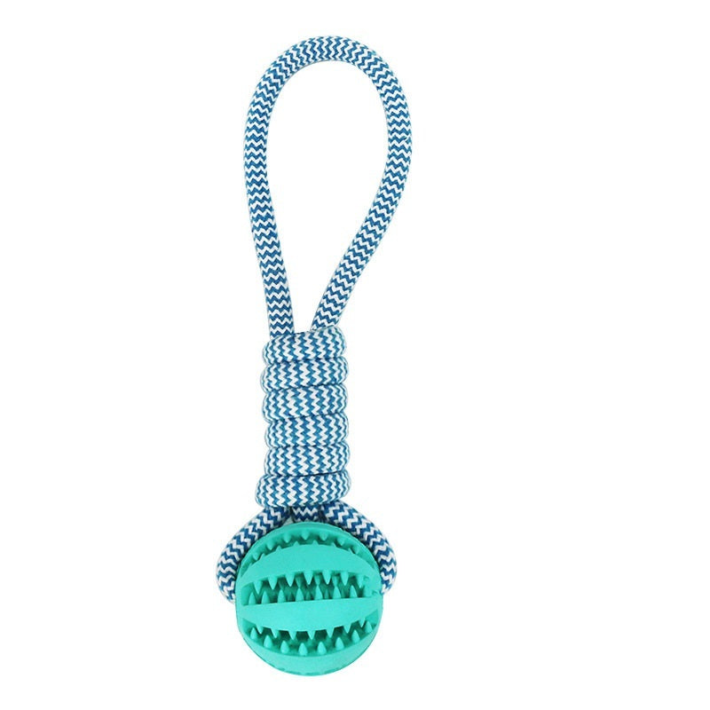 weight 135g Dog Toys Treat Balls Interactive Hemp Rope Rubber Leaking Balls For Small Dogs Chewing Bite Resistant Toys Pet Tooth Cleaning Bite Resistant Toy Ball For Pet Dogs Puppy