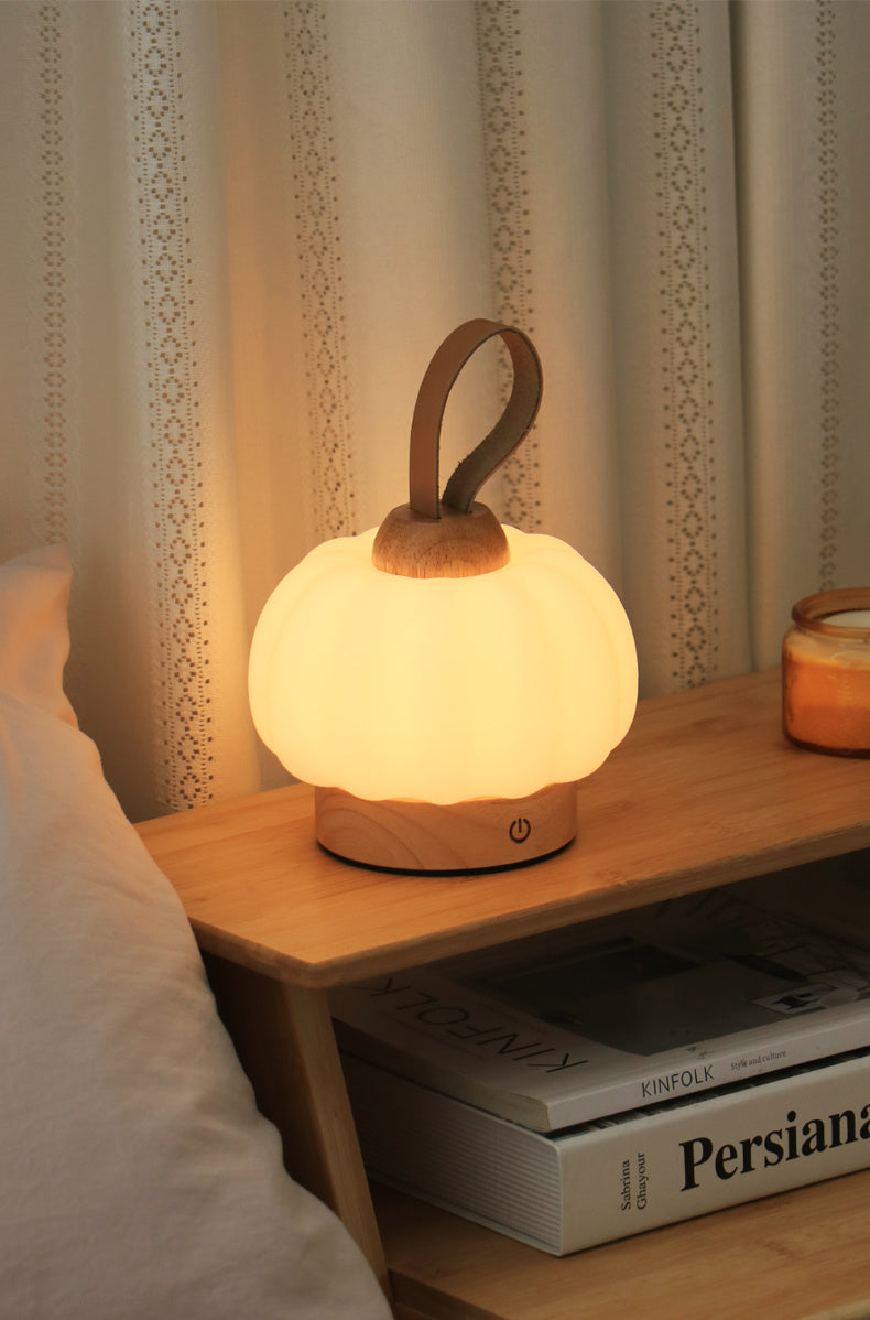 Price 42.19 usd weight 1050g Portable Small Pumpkin Light Mini Decorative Ornaments Charging Lamp