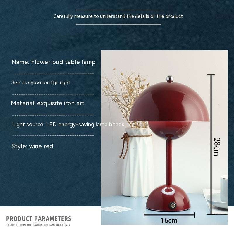 weight 710g LED Bud Table Lamp Touch Decorative Table Lamp