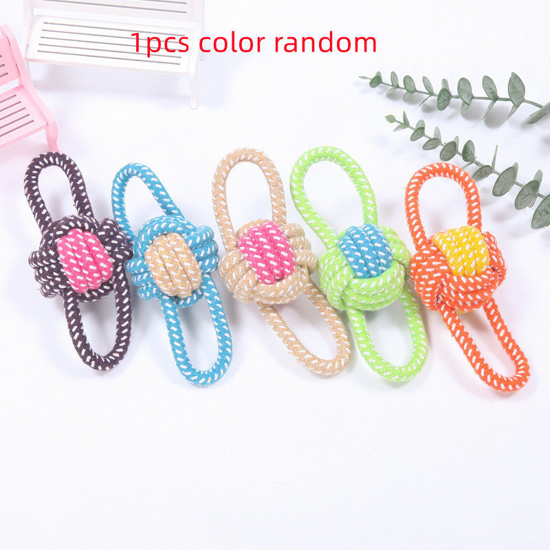 weight 58-125g Interactive Cotton Rope Mini Dog Toys Ball For Dogs Accessories Toothbrush Chew Puppy Toy For Large Small Dogs Toy Pet Dog Toy