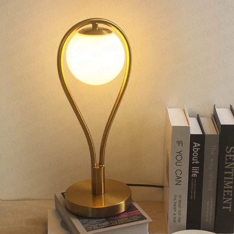 Price 23.68 usd weight 3020g Bedroom Bedside Small Night Lamp Wrought Iron Decorative Creative Table Lamp