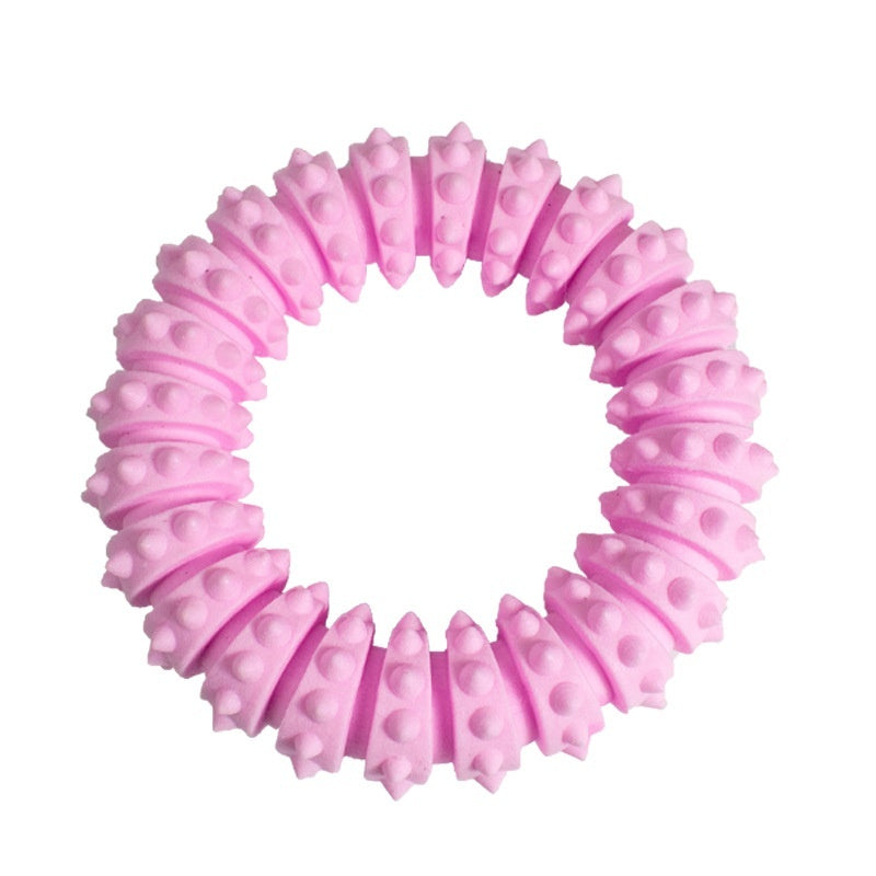 weight 128g Pet Foam Ring Anti Bite Molar Toy