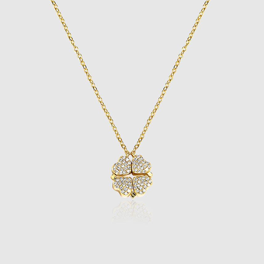 LUCKY CONNECTION NECKLACE [GOLD/SILVER]